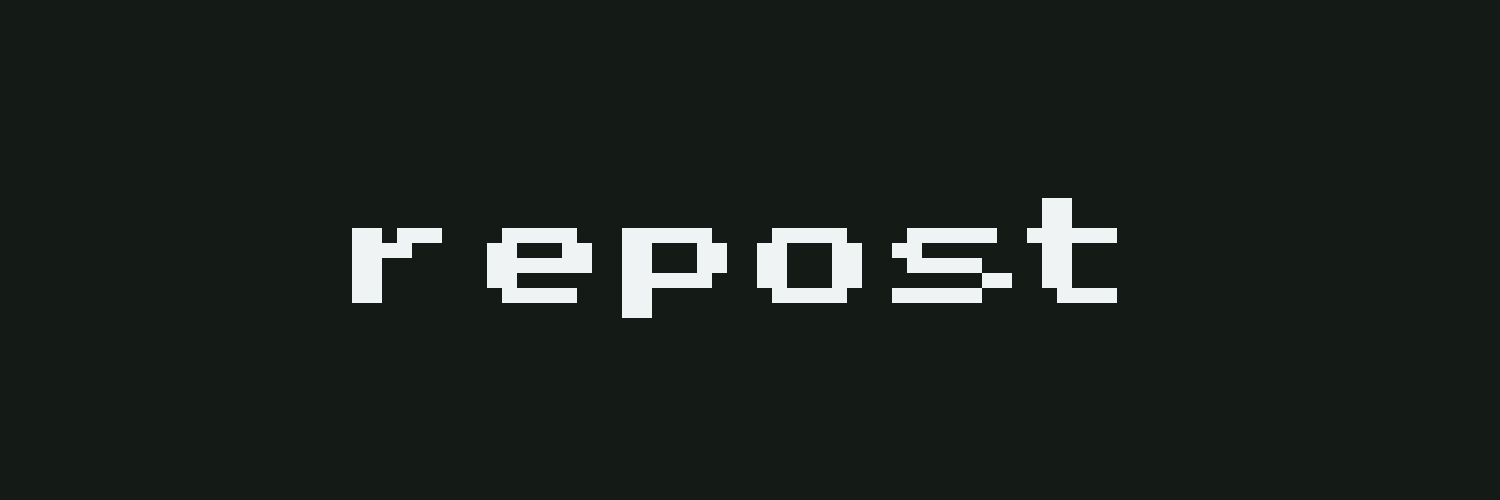 repost wordmark banner